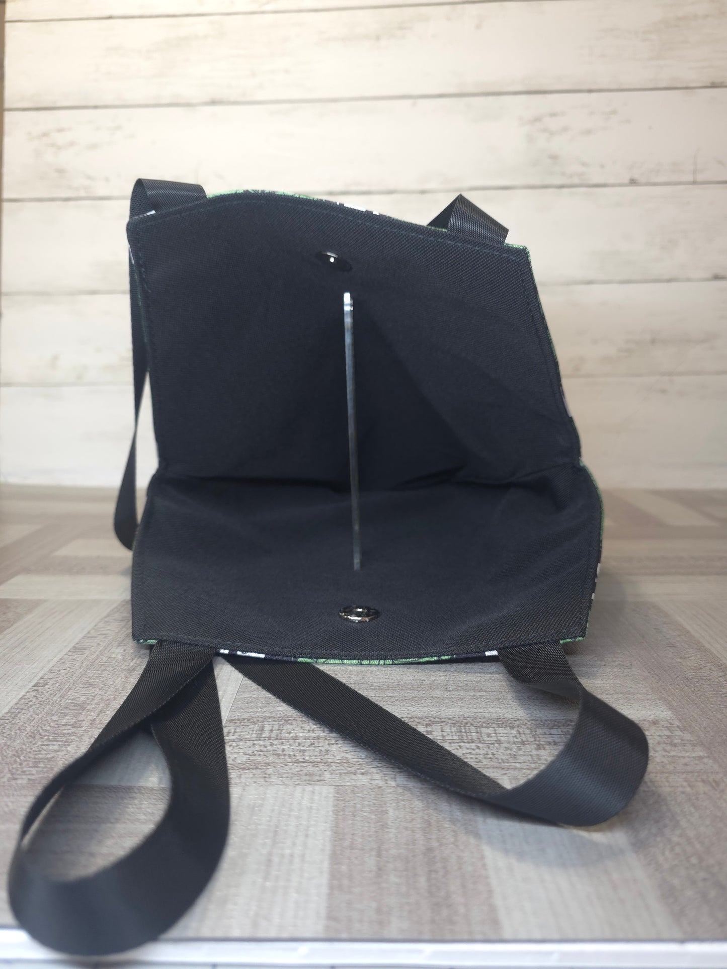 Spooky gothic coffin totes, Handmade macabre market bag, one of a kind